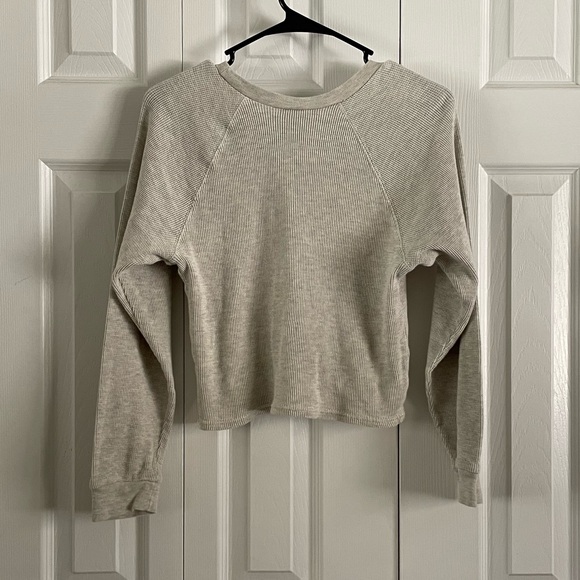 Pacsun Cropped Thermal Tee - Picture 2 of 4